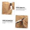 Beatifufu 3Pcs Pearl Hair Bun Maker for Women Easy DIY Hair Bun Shaper Accessories for Elegant Hairstyles Suitable for Daily Wear Sports Beach and Parties view 2
