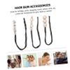 Beatifufu 3Pcs Pearl Hair Bun Maker for Women Easy DIY Hair Bun Shaper Accessories for Elegant Hairstyles Suitable for Daily Wear Sports Beach and Parties view 3