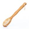 Angoily Long Handle Double-Sided Body Care Brush with Natural Bristles Exfoliating Shower Brush for Skin Cleansing and Spa Back Massage view 1