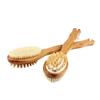 Angoily Long Handle Double-Sided Body Care Brush with Natural Bristles Exfoliating Shower Brush for Skin Cleansing and Spa Back Massage view 2