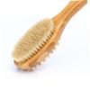 Angoily Long Handle Double-Sided Body Care Brush with Natural Bristles Exfoliating Shower Brush for Skin Cleansing and Spa Back Massage view 3