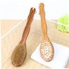 Angoily Long Handle Double-Sided Body Care Brush with Natural Bristles Exfoliating Shower Brush for Skin Cleansing and Spa Back Massage view 4