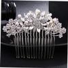 Angoily 1pc Shiny Rhinestone Hair Comb for Brides Elegant Wedding Accessory for Hair Styling Chic Bridal Headpiece for Special Occasions for Weddings and Events view 2
