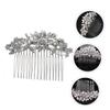 Angoily 1pc Shiny Rhinestone Hair Comb for Brides Elegant Wedding Accessory for Hair Styling Chic Bridal Headpiece for Special Occasions for Weddings and Events view 3