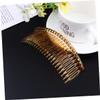 Beatifufu 4pcs Hair Combs Resin Teeth Hair Combs Accessory Clips Jewelry Making Tools for Women Random Color view 4