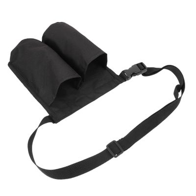 Angoily Essential Oil Waist Storage Pouch for Massagers Durable Organizer Bag for Essential Oil Bottles Lightweight Black Case Professional Masseurs