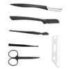 Didiseaon Elegant Eyebrow Razor Set Includes Trimmer Comb Tweezers Scissors Shaper Makeup Tools for Travel Home view 1