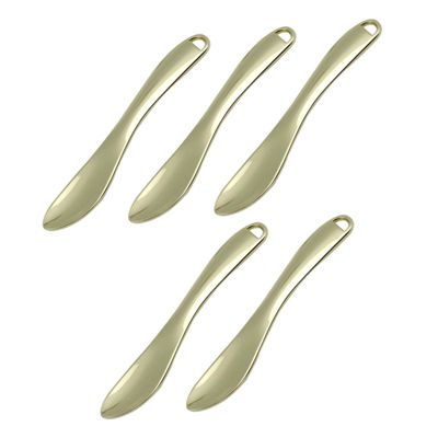 MERRYHAPY 5pcs Skincare Spatulas Eye Cream Scoop Facial Applicator Brush Makeup Spoon Beauty Tool Lotion Spatula