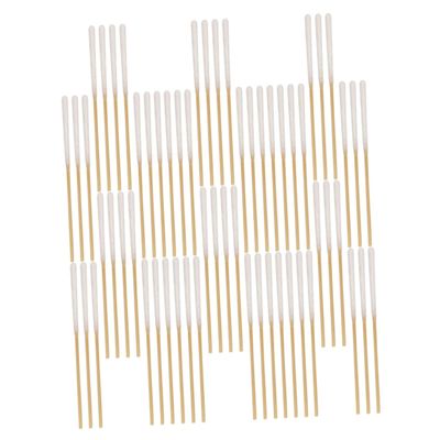 Didiseaon 60pcs Disposable Cotton Swabs Cotton Sticks for Makeup Ear Cleaning Long Non-shedding Strong Absorbency Beauty Accessories