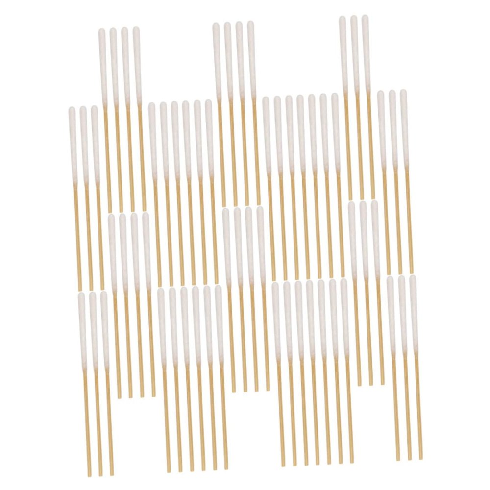 Didiseaon 60pcs Disposable Cotton Swabs Cotton Sticks for Makeup Ear Cleaning Long Non-shedding Strong Absorbency Beauty Accessories