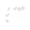 Angoily 6pcs U-shaped Irregular Hairpins Elegant Bridal Hair Clips for Women Girls Lightweight Hair Sticks for Weddings Parties Special Occasions view 1