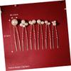 Angoily 6pcs U-shaped Irregular Hairpins Elegant Bridal Hair Clips for Women Girls Lightweight Hair Sticks for Weddings Parties Special Occasions view 4