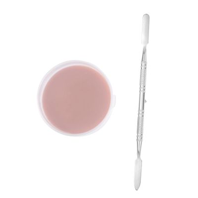 MERRYHAPY 2pcs Special Effects Makeup Wax for Fake Wounds and Scars Durable Skin Wax with Spatula for Halloween and Theater for Creating Realistic Scars and Cuts