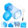 Angoily 1set Root Scalp Applicator Comb Brush and Dropper for Hair Oil Application Blue Hair Treatment Tool for Home Salon Use view 3
