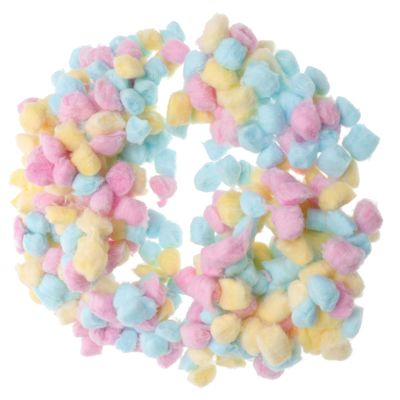 Angoily Pack of Cotton Balls for Newborns Soft Absorbent Non-irritating Face Washing Pads Pink and Pets