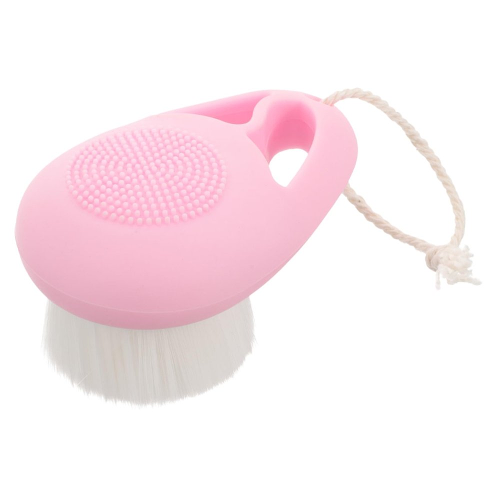 Angoily Face Cleansing Brush Exfoliator Dual-Sided Silicone Face Scrubber for Women Deep Cleaning
