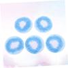 MERRYHAPY 5pcs Invisible Hair Nets for Buns and Reusable Hair Accessories for Women and Girls for Ballet Dance Skating and Everyday Styling Blue view 4
