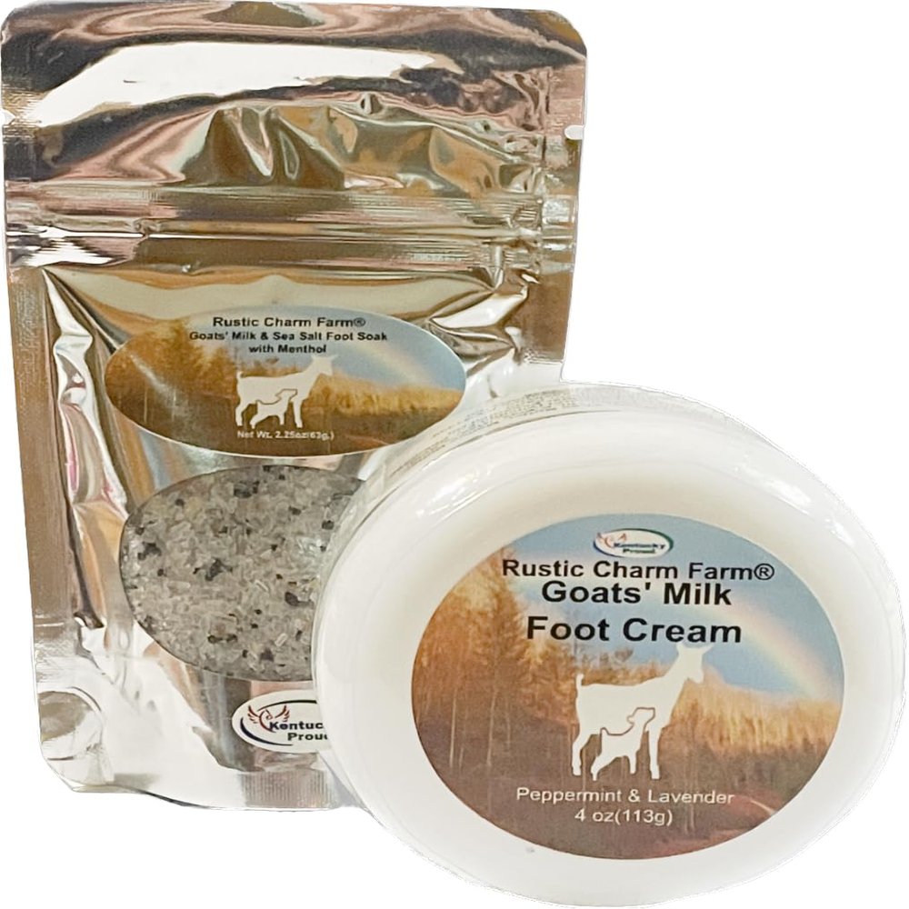 Rustic Charm Farm Goats Milk Foot Cream and Foot Soak
