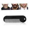 minkissy Men's Beard Accessories Zinc Alloy Comb Styling Tool Portable Essential for Beards and Hair view 1