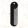 minkissy Men's Beard Accessories Zinc Alloy Comb Styling Tool Portable Essential for Beards and Hair view 3