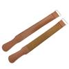 Housoutil Leather Sharpening Strop Set of 2 Straight Strop for Hand Hair Removal Strop Hanging Eyelet for Scissors Tools view 1