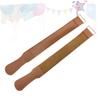 Housoutil Leather Sharpening Strop Set of 2 Straight Strop for Hand Hair Removal Strop Hanging Eyelet for Scissors Tools view 4