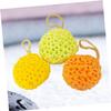 NOLITOY 3pcs Bath Ball Sponge Wipes Exfoliating Sponges Soft Comfortable Honeycomb Bath Ball for Shower view 4