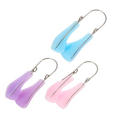 minkissy 3pcs Silicone Nose Lifting Clips Nose Shaping Tool for Increased Bridge Height Soft and Beauty Clips in Pink Comfortable and Practical for Everyday Use