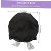minkissy Satin Turban Hair Cap Bow Shower Hat for Makeup Sleeping and Housework for Women view 3