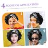 minkissy Satin Turban Hair Cap Bow Shower Hat for Makeup Sleeping and Housework for Women view 4