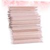 NOLITOY 500pcs Manicure Pedicure Tool Wooden Nail Pick Smooth Surface Multi-functional Beauty Wood Sticks for Hard Wax Eyebrow Waxing Sticks view 2