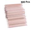 NOLITOY 500pcs Manicure Pedicure Tool Wooden Nail Pick Smooth Surface Multi-functional Beauty Wood Sticks for Hard Wax Eyebrow Waxing Sticks view 4