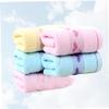 NOLITOY 5pcs Cotton Face Cleansing Towels Random and Style Breathable Washcloths for Gentle Skin Care Lightweight and Portable Bath Towels for Daily Use view 3