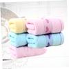 NOLITOY 5pcs Cotton Face Cleansing Towels Random and Style Breathable Washcloths for Gentle Skin Care Lightweight and Portable Bath Towels for Daily Use view 4