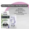 DR.RASHEL Charcoal Nose Pore Strips For Pore Cleansing, Instant And Painless Blackheads Removal | Deep Purifying Blackhead Remover Strips for Nose | 20 PCS (10 Strips & 10 Wipes) view 3