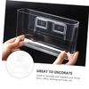 minkissy 2pcs Transparent Wall-mounted Storage Cases Decorative for Sundries Makeup and Supplies No Punching Required Compact Design for Easy Organization view 3