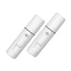Mipcase 2pcs USB Rechargeable Face Humidifier Sprayer for Hydrating Tank Convenient Handheld Design for Makeup and White view 1