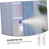 Mipcase 2pcs USB Rechargeable Face Humidifier Sprayer for Hydrating Tank Convenient Handheld Design for Makeup and White view 2