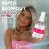 12 Benefits Instant Healthy Hair Treatment (1 Fl Oz) & Rapid Blowout Argan Oil Spray (4 Fl Oz) Set - Smoothes Frizz, Detangles, Protects against Heat Damage, Nourishes + Blow Dries view 4