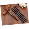 MERRYHAPY Eyebrow Pencil Brush Set Auto-rotate Design for Effortless Eye Brow Makeup Soft Application Travel-friendly Black view 2