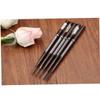MERRYHAPY Eyebrow Pencil Brush Set Auto-rotate Design for Effortless Eye Brow Makeup Soft Application Travel-friendly Black view 3