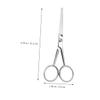 NOLITOY Stainless Steel Beard and Mustache Scissors with Anti-slip Grip for Precise Grooming Toothed Design for Accurate Trimming for Men s Facial Hair Care view 4