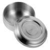 Mipcase Men's Shaving Bowl Shave Soap Storage Stainless Steel Bowl Lid Space-saving Design view 1