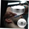 Mipcase Men's Shaving Bowl Shave Soap Storage Stainless Steel Bowl Lid Space-saving Design view 2