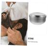 Mipcase Men's Shaving Bowl Shave Soap Storage Stainless Steel Bowl Lid Space-saving Design view 3