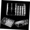 Angoily Acrylic Lipstick Storage Box Makeup Organizer 16 Compartment Decorative Tidy Storage view 4