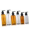 minkissy 6pcs Leakproof Pump Bottles for Travel and Brown Tea Cosmetic Liquid Dispensers for Lotion Shampoo and Soap Storage view 3