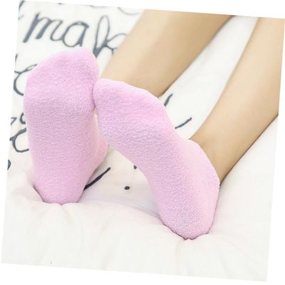 Mipcase 1pair Gel Spa Yarn Socks for Moisturizing Repairing Cracked Foot Skin Softening Foot Care Nourishing Oil for Relaxation and Comfort