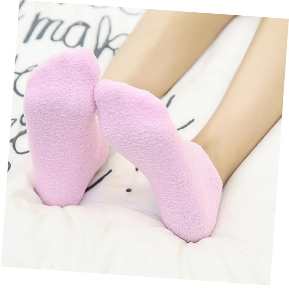 Mipcase 1pair Gel Spa Yarn Socks for Moisturizing Repairing Cracked Foot Skin Softening Foot Care Nourishing Oil for Relaxation and Comfort