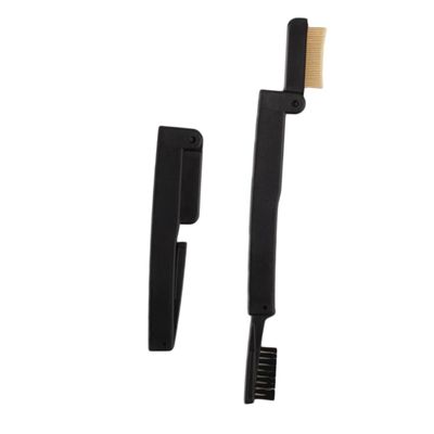 NOLITOY Women Dual-ended Folding Eyebrow Brush Eyelash Comb Portable Makeup Tool for Shaped Brows and Lashes Easy to Clean and Store